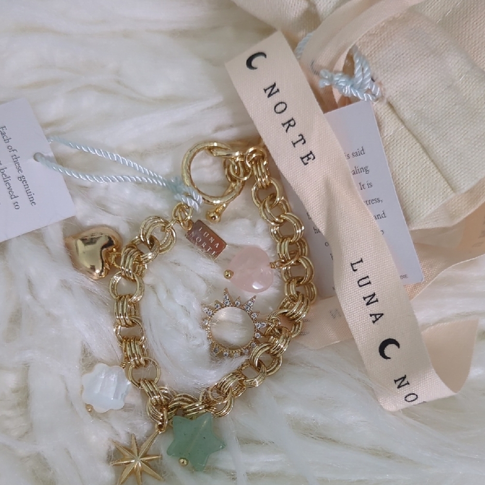Gold Charm Bracelet